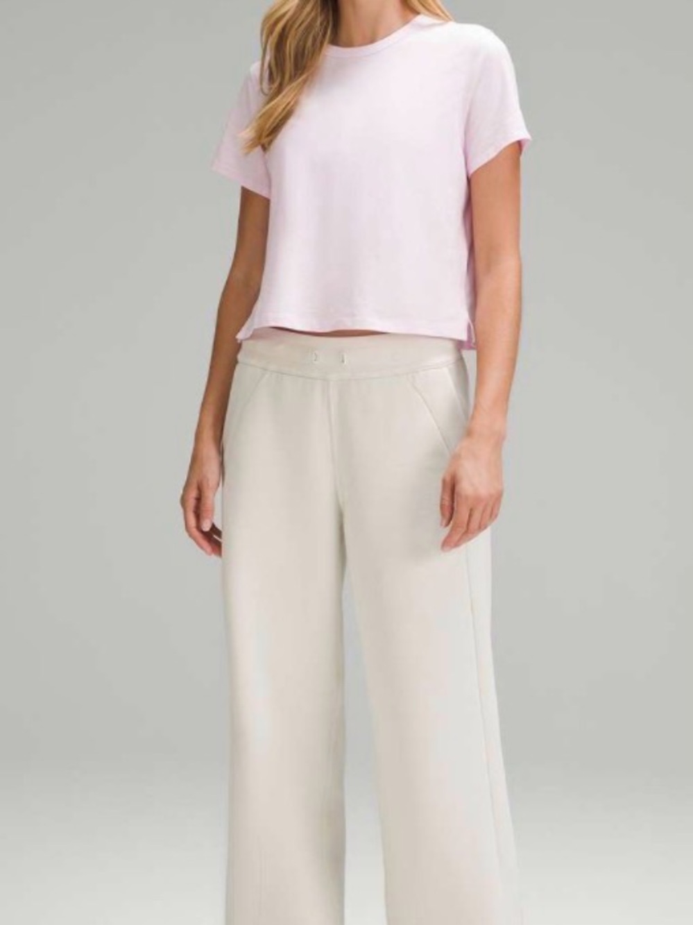 Lululemon Classic-Fit Cotton-Blend T-Shirt Meadowsweet Pink - Picture 4 of 5
